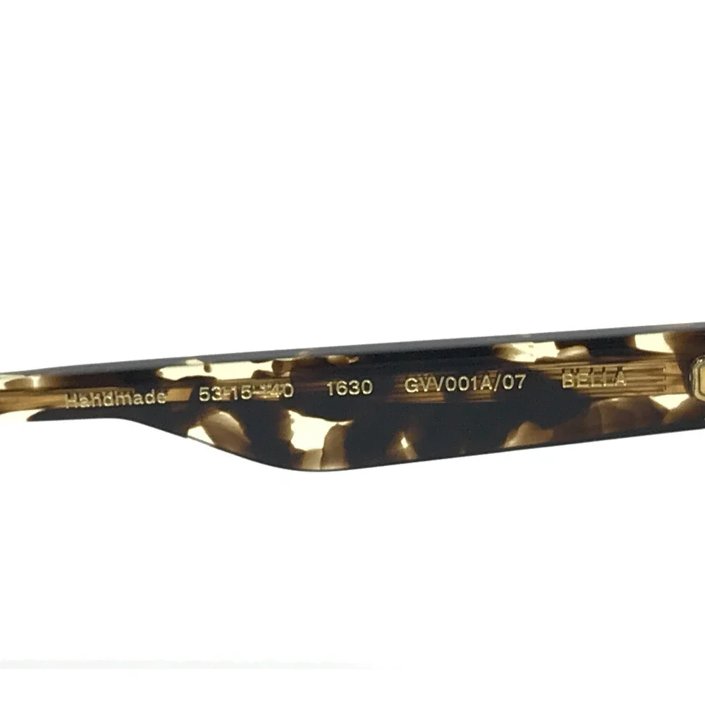 Gigi Studios Eyeglasses Frame BELLA GVV001A/07 Green Tortoise Full Rim 53-15-140